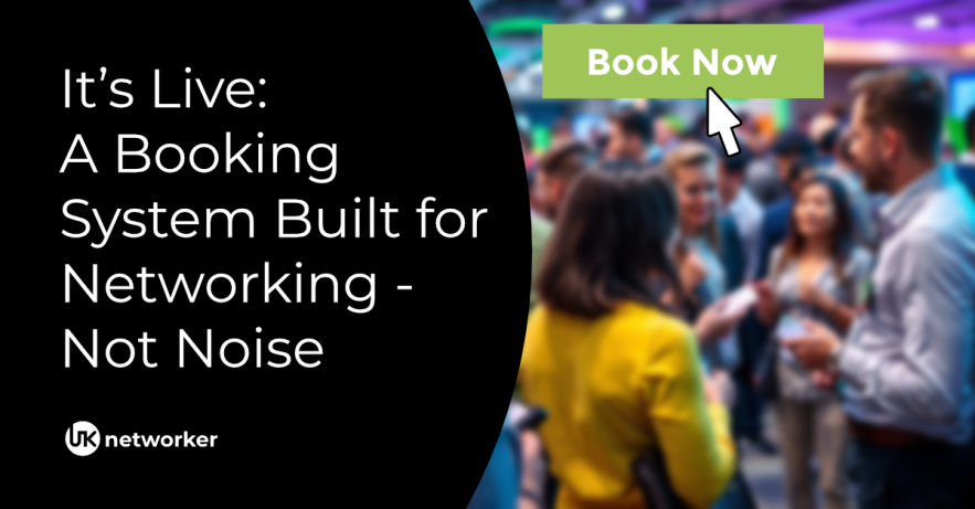 It’s Live - A Booking System Built for Networking - Not Noise